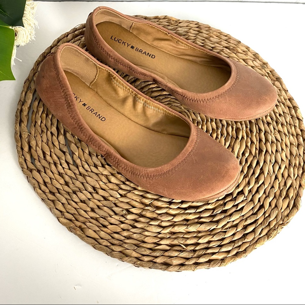 Lucky Brand Leather Lp Erin ballet flats size 9.5